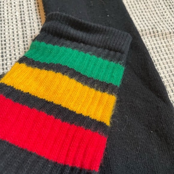 3 pr: One teal 22”, one maroon and gold 22”, and one red, yellow, and green 30” - Picture 9 of 12